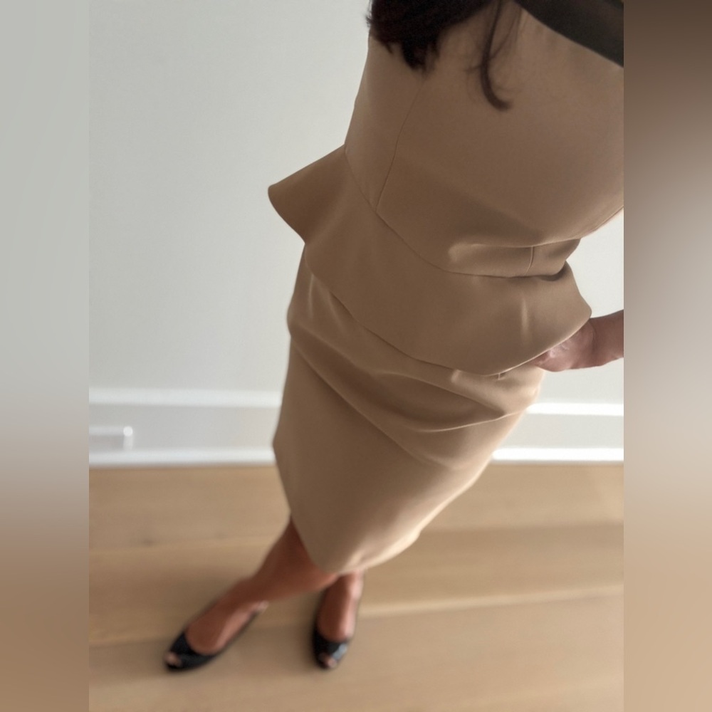 Jay Godfrey Bege and Black dress  size 4